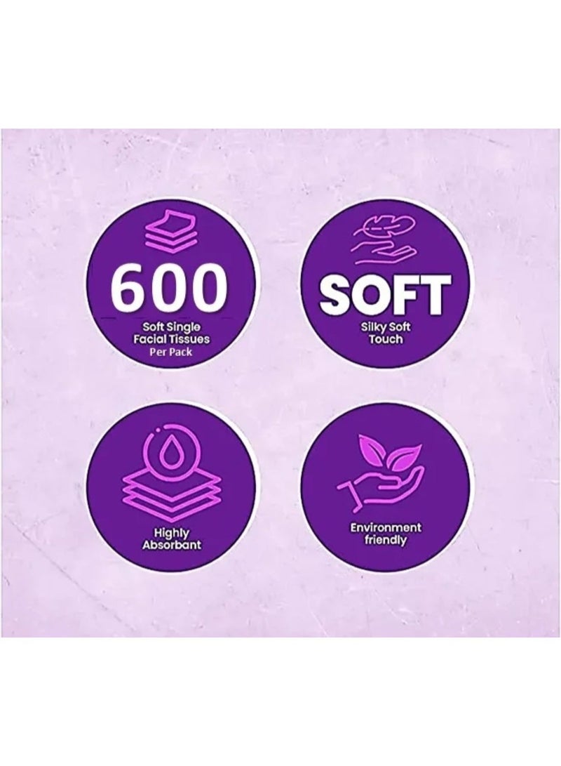 Ghena Soft paper Tissues Skin friendly Highly Absorbent White paper face Towel-6000pcs - Image 3